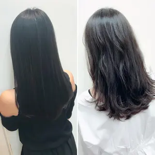 セミロング カラー 田室　和幸 河原町のヘアスタイル