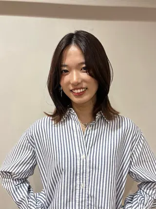 ミディアム ボブ/可愛いスタイル ⠀ゆらのヘアスタイル