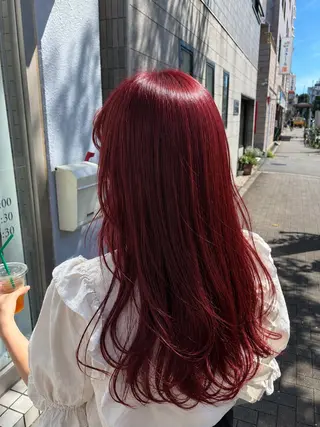 ロング カラー 🍒暖色カラー/ レイヤーりゅーき🍒のヘアスタイル