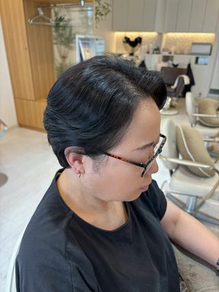 ショート 根田 紗那のヘアスタイル