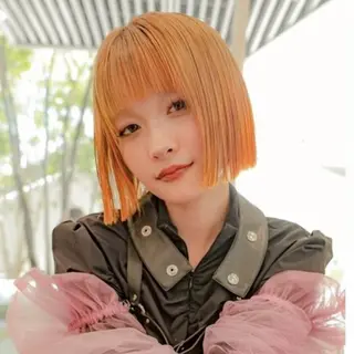 ショート カラー 大人韓国レイヤー🫧 暖色カラー/はるのヘアスタイル