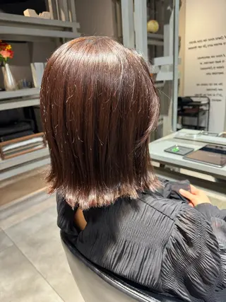 ミディアム カラー 似合う髪型見つけます AYAKAのヘアスタイル