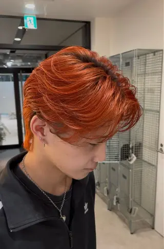 カラー メンズ 木村 心のヘアスタイル