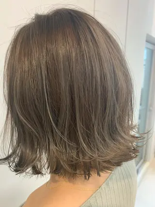 ミディアム カラー 髪質改善 makiuchiのヘアスタイル