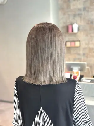 ミディアム 加藤 藍のヘアスタイル