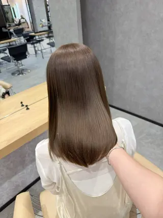 セミロング すずきなつき 縮毛矯正🐰🌙のヘアスタイル