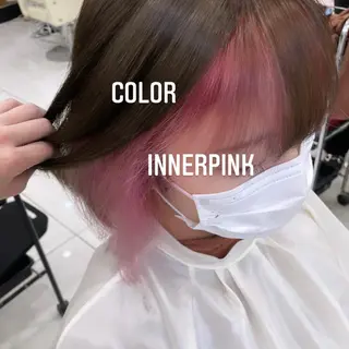ショート カラー エクステ🩵ブリーチ 韓国ヘア🩵KAEのヘアスタイル