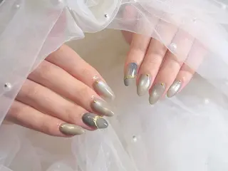 ネイル ワンホン韓国ちゅるん ネイル✨🎀AMIのネイルデザイン