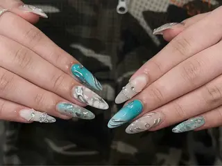 ネイル Sora nail 長さ出し専門店のネイルデザイン