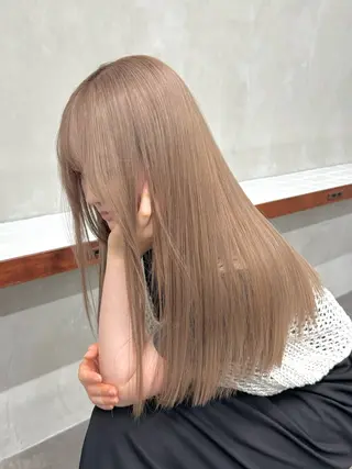 ロング カラー ブリーチ ハイトーン 特化🌈フジタハルキのヘアスタイル