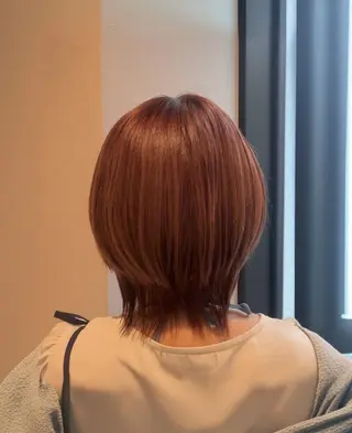カラー セミロング 美髪矯正💙ྀི/ 水光髪🫧/ミナルのヘアスタイル