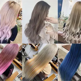 ロング シール／編込エクステ ヘアーエクステ専門店のヘアスタイル