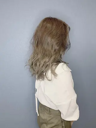 セミロング カラー カラー特化サロン大阪 ルービック江坂/新城のヘアスタイル