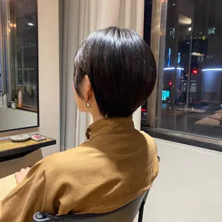 ショート 檜谷 晴　顔周りカットのヘアスタイル