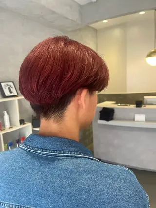 カラー メンズ 植松 美愛のヘアスタイル