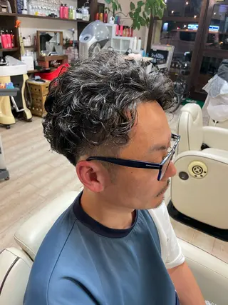 パーマ メンズ 河田 緋菜乃のヘアスタイル