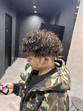 ショート カラー パーマ ヘアアレンジ メンズ キッズ 🔥メンズ 特化🔥菊水皐暉🔥のヘアスタイル
