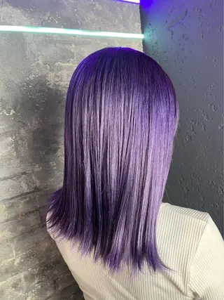 ミディアム カラー カラー・縮毛モデル 募集🌈MAMU🌈のヘアスタイル