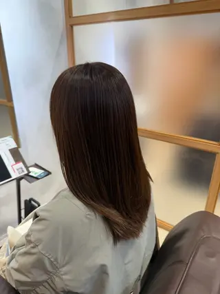 セミロング カラー レディースカット モデル募集　山田省吾のヘアスタイル