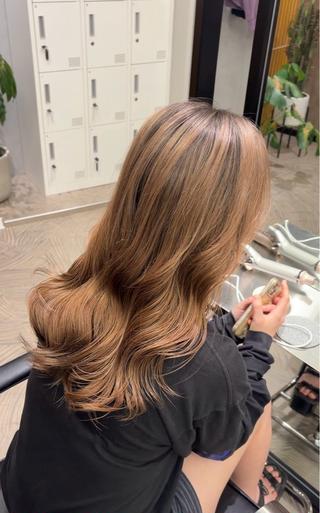 カラー 💖ブリーチ縮毛矯正 髪質改善💖ケンシンのヘアスタイル