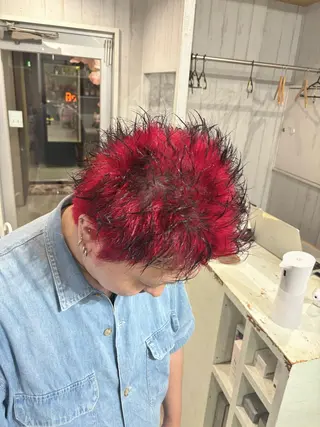 ショート カラー メンズ 桑原 由理のヘアスタイル