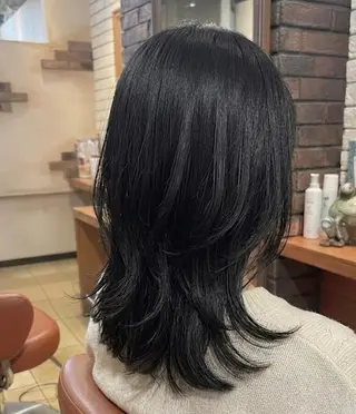 ミディアム flencia 丸 和博|カットのヘアスタイル