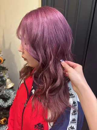 セミロング カラー Karin／ レイヤーブリーチ🥀のヘアスタイル