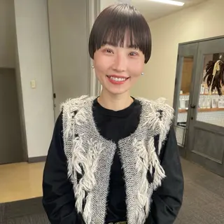 ショート 市川 蘭のヘアスタイル
