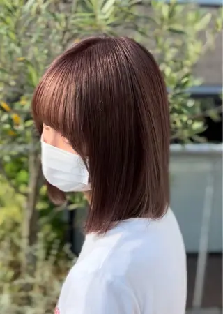 カラー 中村 真珠のヘアスタイル