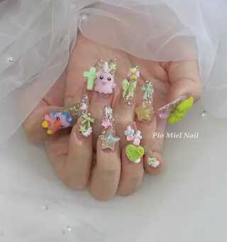 ネイル HANA 長さだしのネイルデザイン