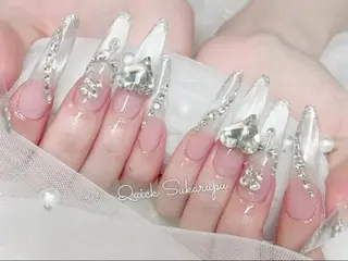 ロング Quick Sukarupuのネイルデザイン