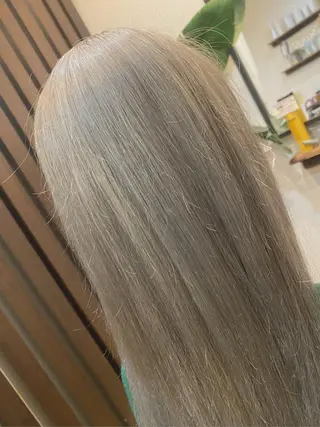 セミロング カラー メンズパーマ /栄/伊藤りんなのヘアスタイル
