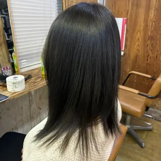 ミディアム カラー ふかたさや🌟 艶感カラー🌟のヘアスタイル