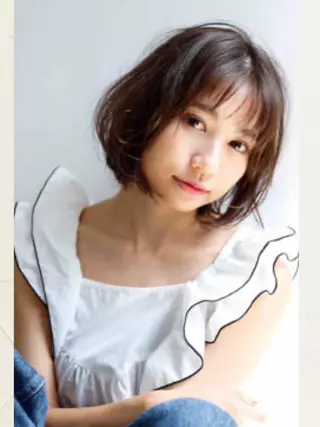 ミディアム カラー 髪質改善shoma mikiのヘアスタイル