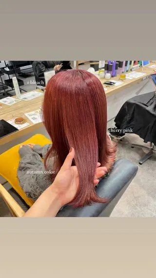 カラー 銀座：似合わせカラー オリーブ🫒アレンジのヘアスタイル