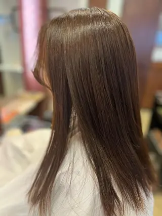 ミディアム カラー 織田 英之のヘアスタイル