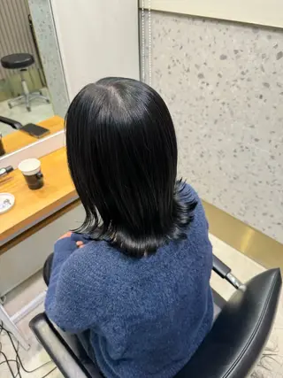 ミディアム カラー ヘアアレンジ 完全💗マンツーマン marinのヘアスタイル