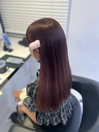 ミディアム カラー ヘアアレンジ 💕上野美容師☁ ブリーチ💖サワのヘアスタイル