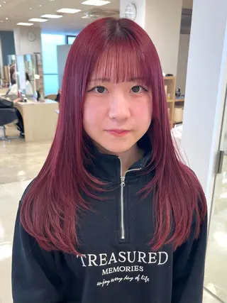 ロング カラー 暖色/ブリーチカラー 🎀 M i k uのヘアスタイル