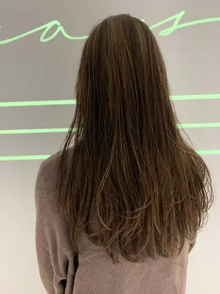 カラー ロング 竹尾 優斗のヘアスタイル