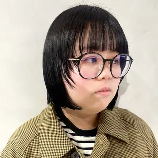 ショート カラー デザインカラー/パー マ🦖外岡咲希🦖のヘアスタイル