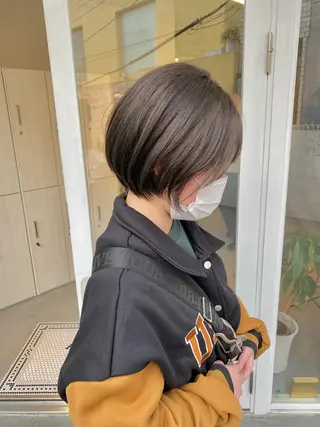 ショート カラー ハイトーン×似合わせ 🌱中川慎之介のヘアスタイル
