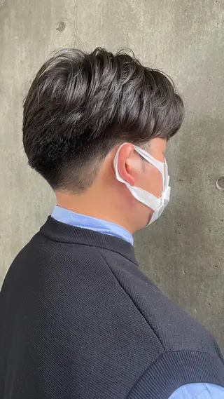 パーマ メンズ もりたみかこ 美容師お休み中のヘアスタイル