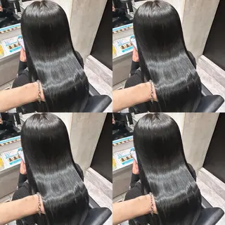 ロング カラー 艶髪×透明感カラー 海夏のヘアスタイル