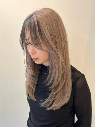 ロング レイヤー⭐️カラー ⭐️平川雅史のヘアスタイル