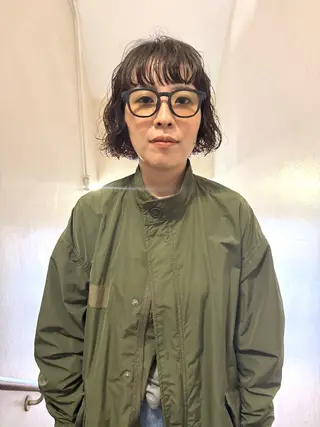 ショート パーマ 坂本 裕介のヘアスタイル