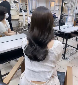 ロング 韓国ヘア🤍🇰🇷 🫶🏻吉満のヘアスタイル