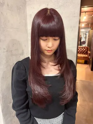 ロング カラー パーソナルカラー 診断🍀マリンのヘアスタイル