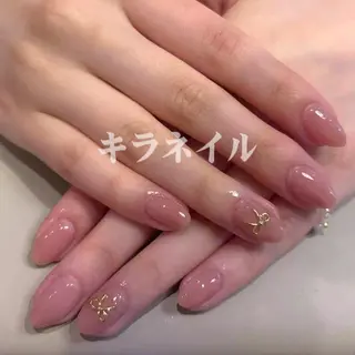 ネイル 🎀kira 長さだし💗モチ最高のネイルデザイン