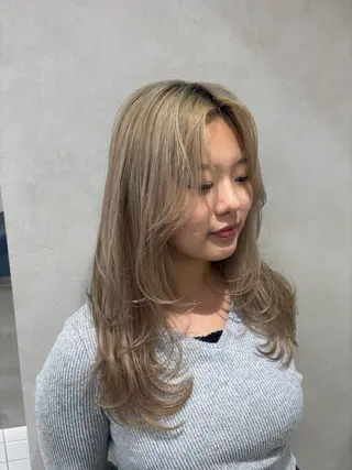 ロング Yuta✂︎ 韓国レイヤー🪽のヘアスタイル